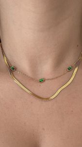 Herringbone Necklace - 3 mm - Image 3