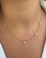 Tiny hearts necklace - Image 2