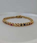 Colorful Eternity Bracelet