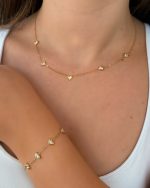 Tiny hearts necklace - Image 3