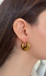 Chunky Geometrical Hoop - Image 2