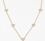 Tiny hearts necklace